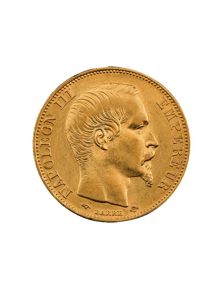 Pièce de 20 Francs Napoléon III Tête Nue - face
